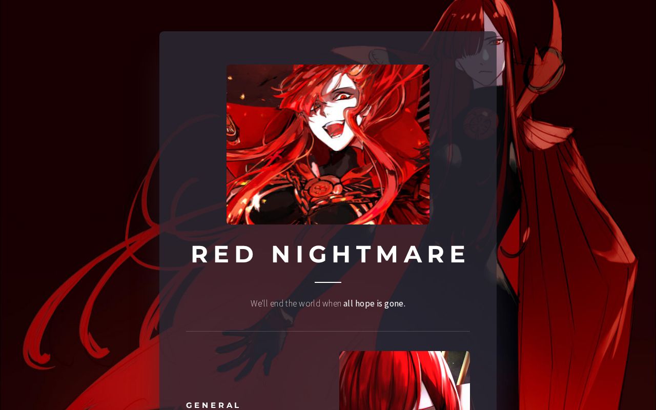 Mod Red Nightmare RED NIGHTMARE